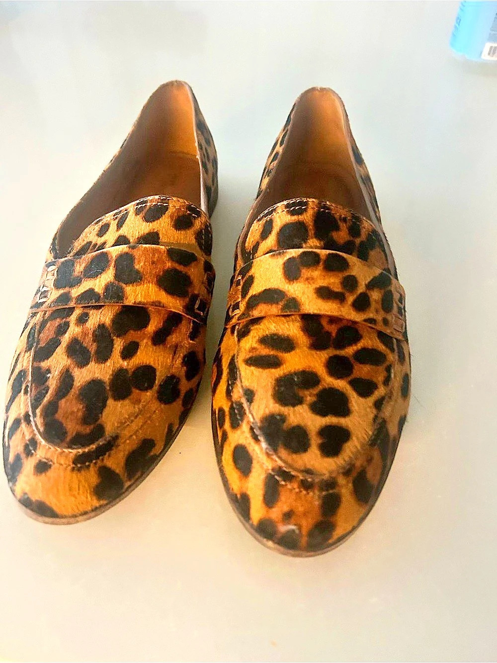 Madewell Leopard Print Loafers in Brown & Black